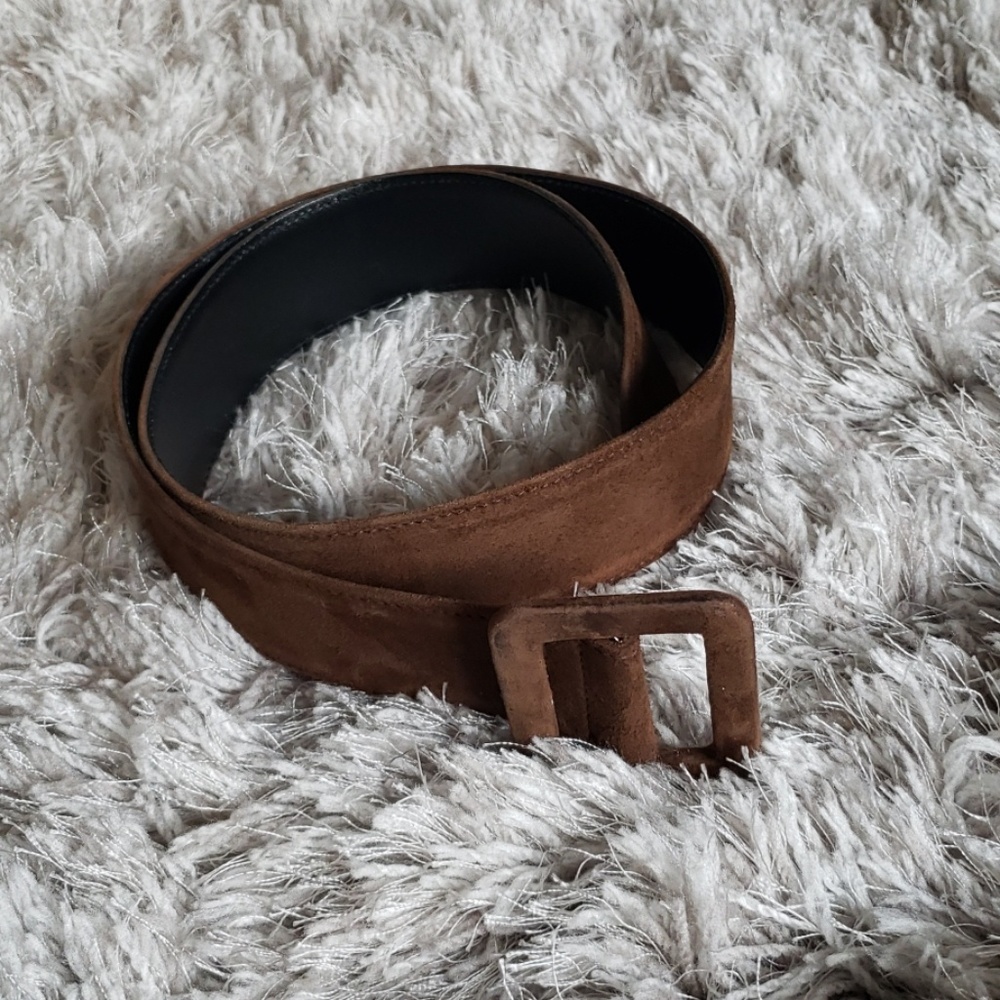 Escada suede belt